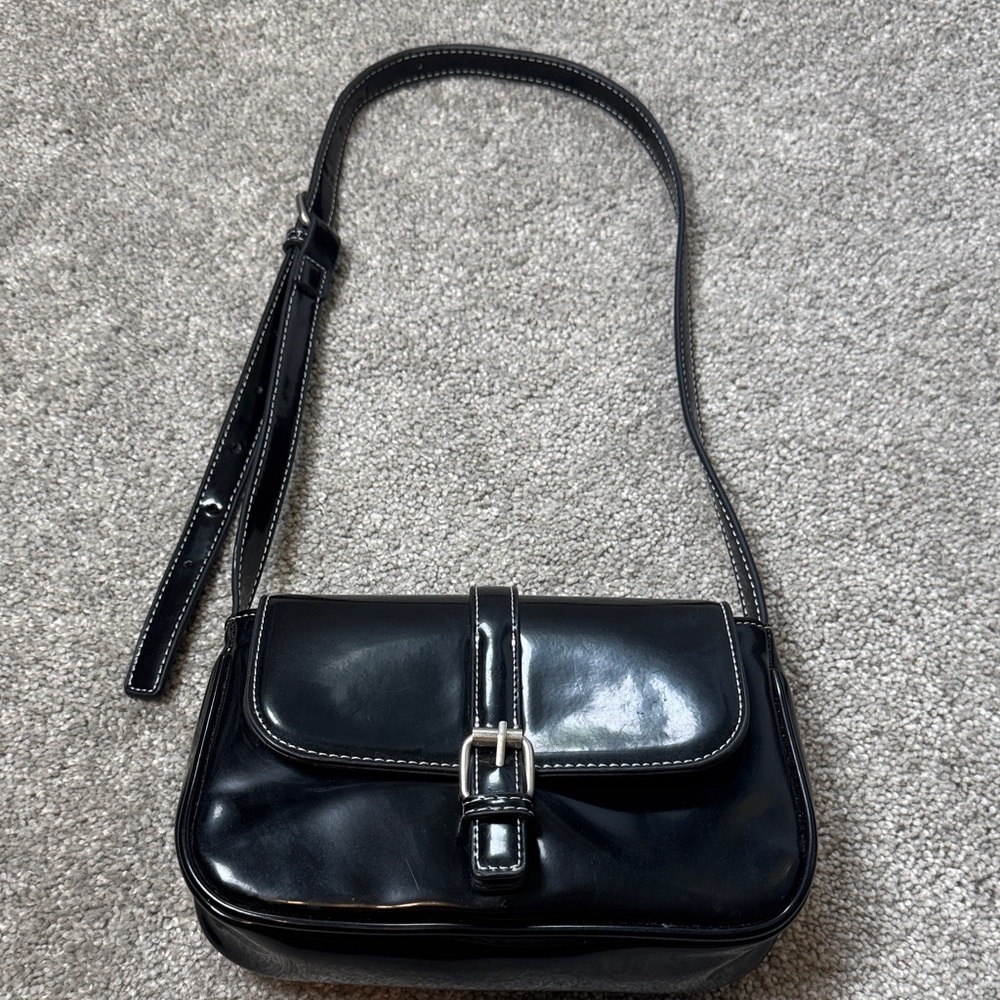 Urban outfitters patent leather look Shoulder Bag